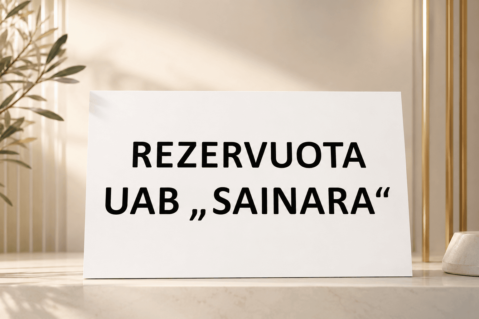 Informacinė lentelė